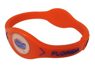 Florida Gators Bracelet Wristband ORANGE & BLUE (Medium, 7.5