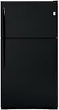 GE Profile PTS25LHSBB 24.6 cu. ft. Top-Freezer Refrigerator with ClimateKeeper System, 4 Glass Shelves, Gallon Door Storage, Electronic Touch Controls, Internal Water Dispenser and Automatic Icemaker: Black