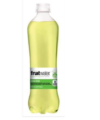 Glaceau Fruit Water Lemon Lime 16.9 Ounce Bottles, Pack of 12