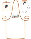 Miami Dolphins Grilling Apron Set