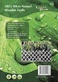 from Green Blade Natural Wooden Garden Trellis 180 x 90 cm