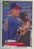 Dave Zancanaro, Huntsville Stars - Athletics Affiliate Autographed Card