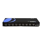 OREI HD-108 1x8 8 Ports HDMI Powered Splitter for Full HD 1080P &amp; 3D Support (One Input To Eight Outputs)