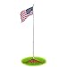 Yeshom Upgraded 20ft Telescopic Heavy Duty Aluminum Flag Pole 3'x5' US Flag & Ball Top Kit Flagpole for Residential Commercial Yard