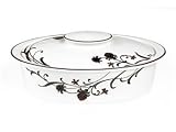 Mikasa Cocoa Blossom Oval Casserole Dish 15-in.