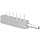 Stainless Steel Hypodermic Tube Fitting, Manifold, Inlet - 9 Gauge, 6 Outlets- 18 Gauge