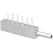 Stainless Steel Hypodermic Tube Fitting, Manifold, Inlet - 9 Gauge, 6 Outlets- 18 Gauge