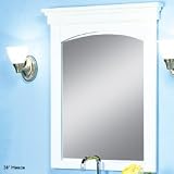 Fairmont Designs 38 Inch Lifestyle Collection Shaker Mirror - Polar White