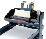 Electronics : Rexel Agenda Classic Workstation Tidy with 3 Risers for Stationery or Storage Media Charcoal Ref 25212