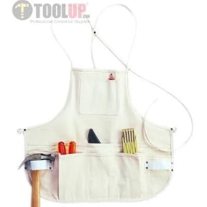 Custom-Leather-Craft-C10-12-Pocket-Canvas-Bib-Apron