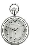 Armani Pocket Watch Steel Silver-tone Case And Dial Unisex Watch #AR6004