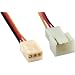 InLine L�fterkabel Verl�ngerung, 3pol Molex St/Bu, L�nge 60cm