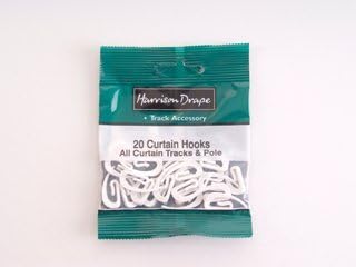 Harrison Super Drape White Tape Hook (Pk 20)