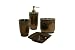Croscill Cheshire 4-Piece Bath Set, Bronze