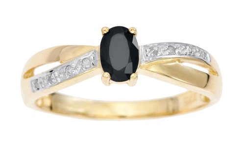 Damenring-Ehering 9 Karat (375) Gelbgold Gr. 54 (17.2)  Zirkonia LDNC38-7 09Y2/V Preisvergleich