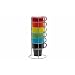 Funky 6 Mug Tower Set