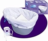 Carebag® Commode Liner With Super Absorbent Pad. (20 1/2“ X 15 3/4“ ) Box of 20 Lin