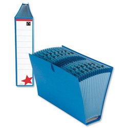 5 Star Office Expanding File Cloth Ties 16 Pockets