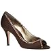 Nina Fudge in Chocolate Luster Satin Size 8