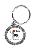 I Love My Greater Swiss Mountain Dog Key Chain