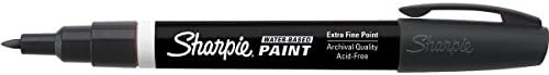 Sharpie Water-Based Poster Paint Marker Extra Fine Point Black, 4 MARKERS - 35569