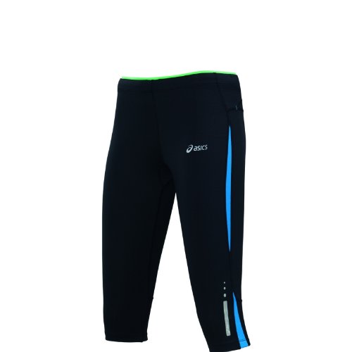 ASICS Damen Lauftight Knee, black/french blue, S, 322248-0898-S