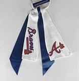 Atlanta Braves Ribbon Ponytail Holder