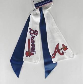 Atlanta Braves Ribbon Ponytail Holder