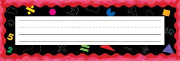 MATH SYMBOLS NAME PLATES