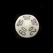 Mother of Pearl Tens 10-sided Dice, White with black