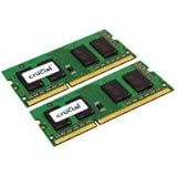 Crucial CT2KIT25664BC1067 4GB 204-PIN PC3-8500 SODIMM DDR3 Memory KIT (2GBx2)