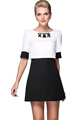 Beaded Illusion Cotton  Dress