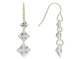 10KT 6.60CTW BELLA LUCE DIAMOND SIMULANT EARRINGS