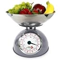 EatSmart Precision Retro Mechanical Kitchen Scale w/ 11 lb. Capacity and Oversized Dial