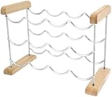 12 Bottle Wire/Wood Wine Rack