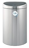Kitchen & Housewares : Brabantia Twin Bin Fingerproof Matt Steel