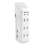 BESTEK 電源タップ usb付き コードレス ACコンセント 3口 USB 4ポート 合計5.2A MRJ1870MU