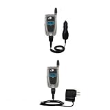 Essential Kit for the Nextel i850 / i855 - includes Car and Wall Charger with Rapid Charge Technology - Gomadic Brand w/ TipExchange Technology