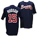 (マジェスティック)Majestic MLB ブレーブス #15 ティム・ハドソン Player Tシャツ (ネイビー)