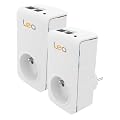 LEA - NetSocket 200+ Nano - Pack Duo Adaptateur CPL - 200 Mbps - 2 prises Ethernet Nano - Pack Duo Adaptateur CPL - 200 Mbps - 2 prises Ethernet