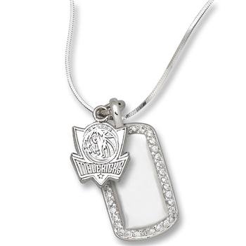 Dallas Mavericks NBA Sterling Silver Mini Dog Tag
