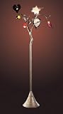 Elk Lighting Bela Iguazu Collection 6 Light Floor Lamp With A Silver Leaf Finish 1695/6