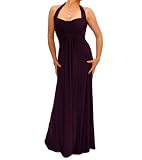 Blue Banana Purple Elegant Full Length Evening Dress