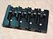 Hipshot A Style Retrofit Fender Mount FM2 Bass Guitar Bridge (3 Hole Mount Pattern) 4 String Black Brass .750 19mm Spacing