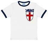 Logoshirt 80/86 Kids Team England T-Shirt for 18 Months (Almost White/ Deep Navy)