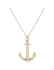 Sirenas Gold Anchor Necklace