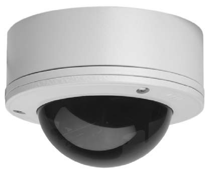 Pelco IS110 Camclosure Surface Mount Rugged Color Dome Camera 3-9mm Lens