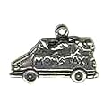 .925 Sterling Silver MOM's TAXI charm or pendant