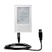Classic Straight USB Cable for the iRiver Story with Power Hot Sync and Charge capabilities - Gomadic Brand w/ TipExchange Technology