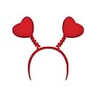 Valentine's Day Red Heart Head Boppers Headband